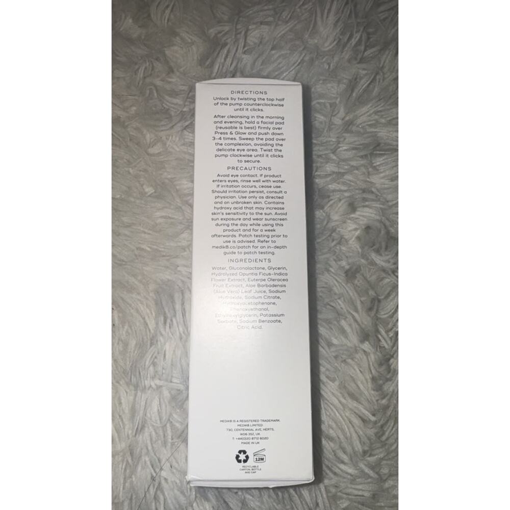 Medik8 Press & Glow Daily Exfoliating PHA Tonic 6.7 fl oz / 200 mL New - Picture 8 of 11